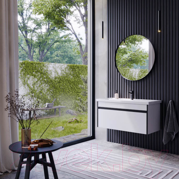 Изображение товара Тумба с умывальником Aqwella Urban / URB0108W (белый)