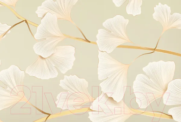 Изображение товара Фотообои листовые Vimala Векторные цветы 13 (270x400)