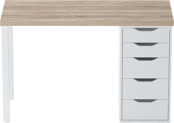 Изображение товара Письменный стол Mio Tesoro Ингар 1/5T (дуб беленый)