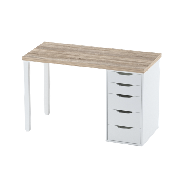 Изображение товара Письменный стол Mio Tesoro Ингар 1/5T (дуб беленый)