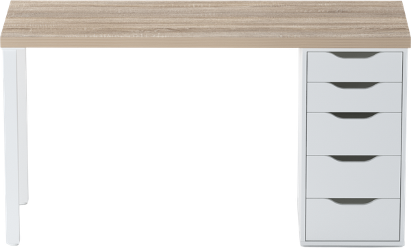 Изображение товара Письменный стол Mio Tesoro Ингар 2/5T (дуб беленый)