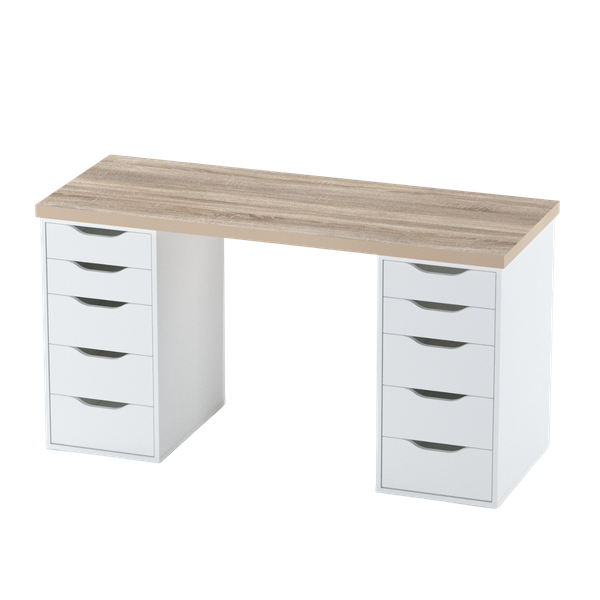 Изображение товара Письменный стол Mio Tesoro Ингар 2/55 (дуб беленый)