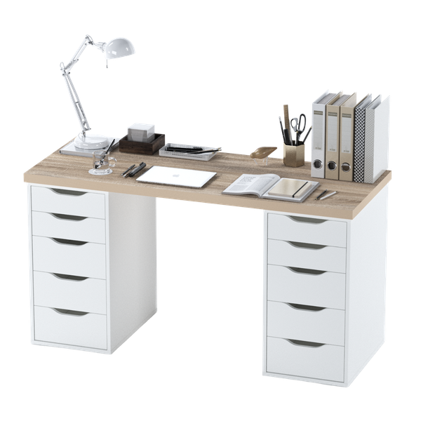 Изображение товара Письменный стол Mio Tesoro Ингар 2/55 (дуб беленый)