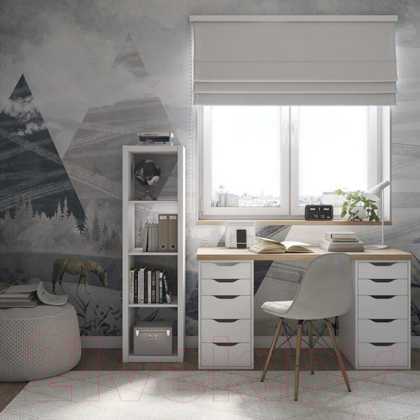 Изображение товара Письменный стол Mio Tesoro Ингар 2/55 (дуб беленый)