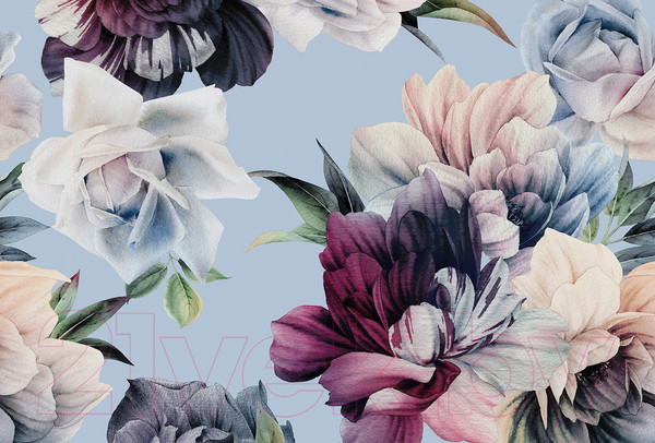 Изображение товара Фотообои листовые Vimala Настенные цветы 6 (270x400)