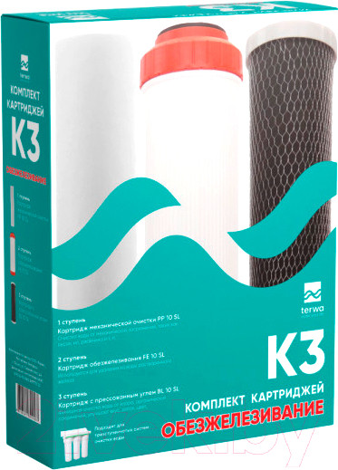Изображение товара Комплект модулей сменных фильтрующих Terwa 41003 (обезжелезивающий)