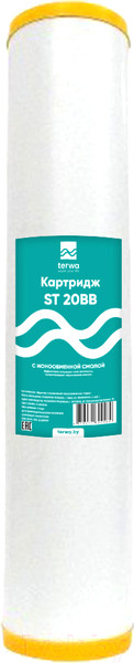 Изображение товара Картридж для магистрального фильтра Terwa ST 20 BB / 42003 (умягчающий)