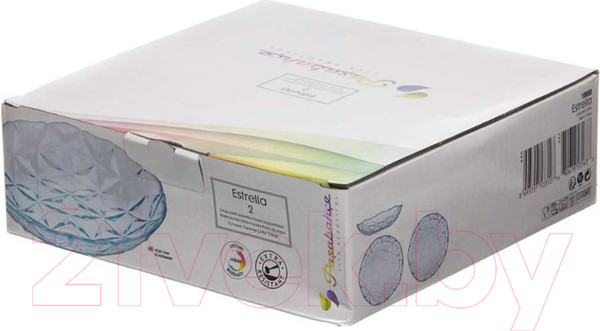 Изображение товара Набор тарелок Pasabahce Эстрелла 10693/1119167 (2шт, бирюзовый)