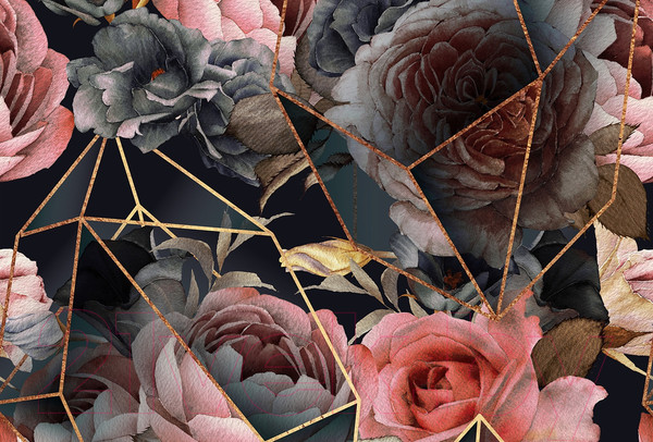 Изображение товара Фотообои листовые Vimala Настенные цветы 15 (270x400)