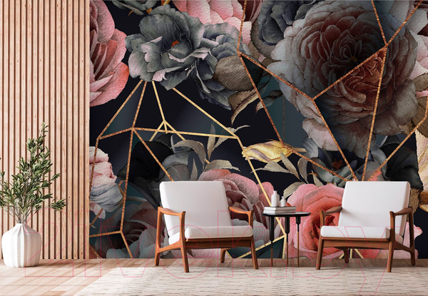 Изображение товара Фотообои листовые Vimala Настенные цветы 15 (270x400)