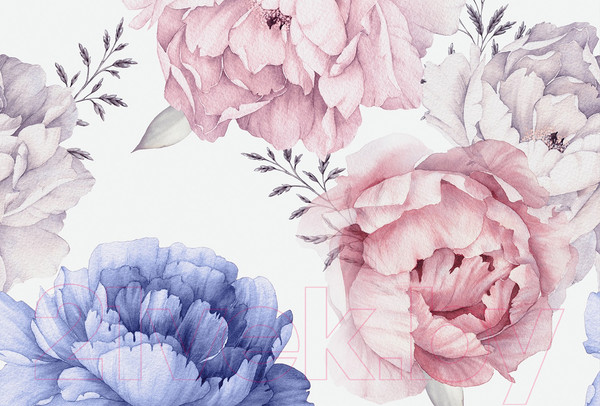 Изображение товара Фотообои листовые Vimala Настенные цветы 19 (270x400)