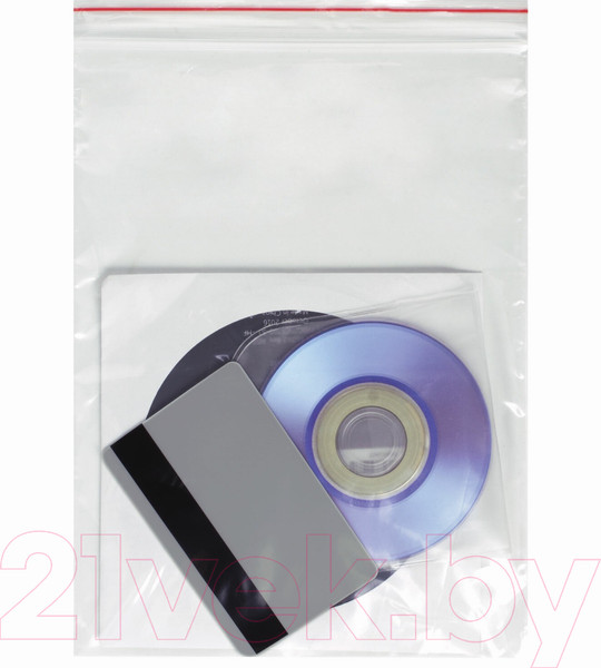 Изображение товара Комплект пакетов-слайдеров Brauberg Zip Lock / 606213 (100шт)