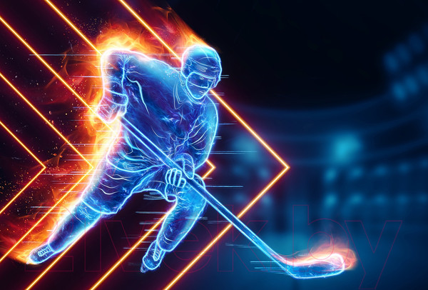 Изображение товара Фотообои листовые Vimala Хоккеист 10 (270x400)