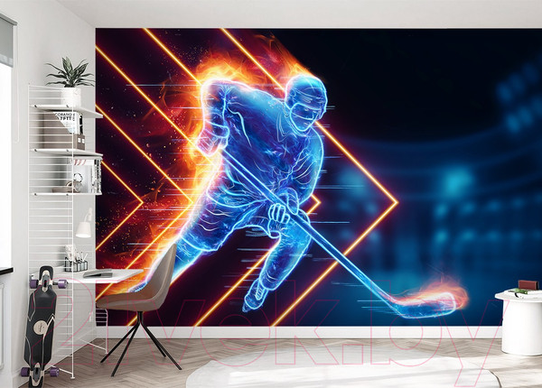 Изображение товара Фотообои листовые Vimala Хоккеист 10 (270x400)