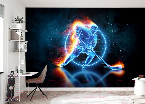 Изображение товара Фотообои листовые Vimala Хоккеист 13 (270x400)