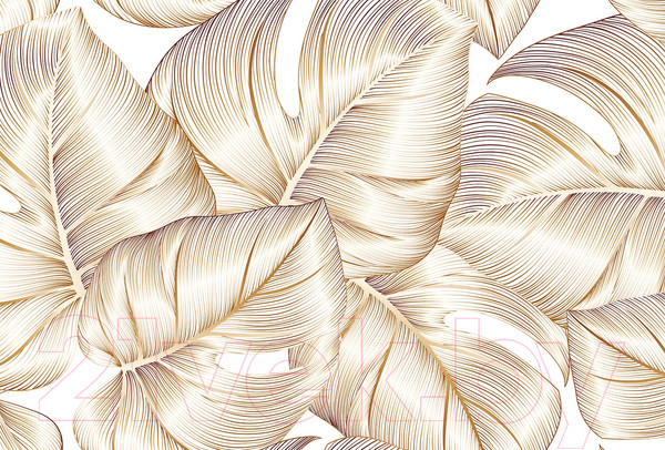 Изображение товара Фотообои листовые Vimala Векторные листья 12 (270x400)