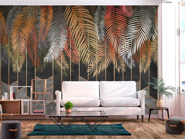 Изображение товара Фотообои листовые Vimala Векторные листья 14 (270x400)