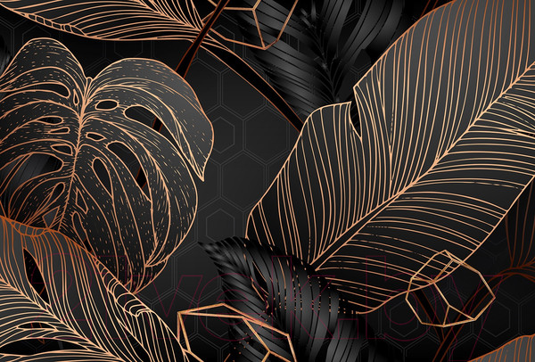 Изображение товара Фотообои листовые Vimala Векторные листья 16 (270x400)