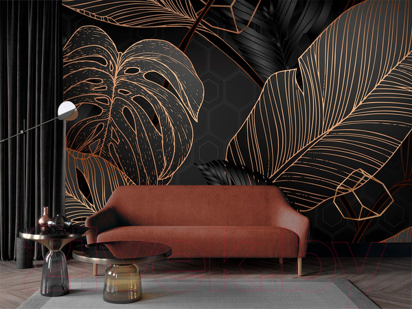 Изображение товара Фотообои листовые Vimala Векторные листья 16 (270x400)