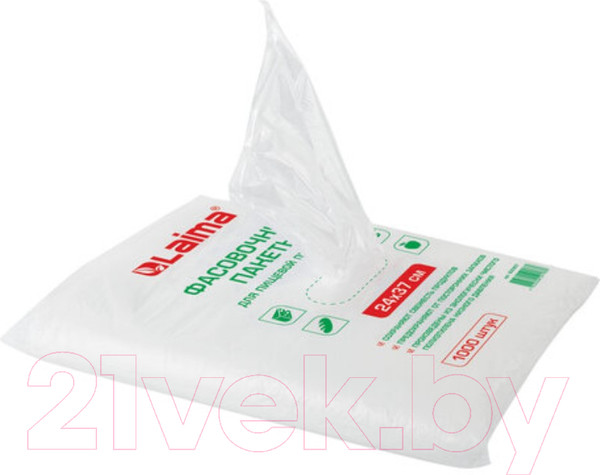 Изображение товара Пакеты фасовочные Laima 24x37см / 605957 (1000шт)