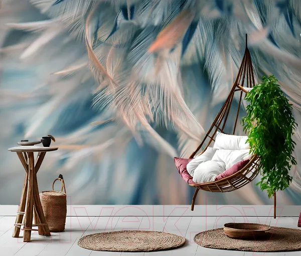 Изображение товара Фотообои листовые Vimala Перья 17 (270x400)