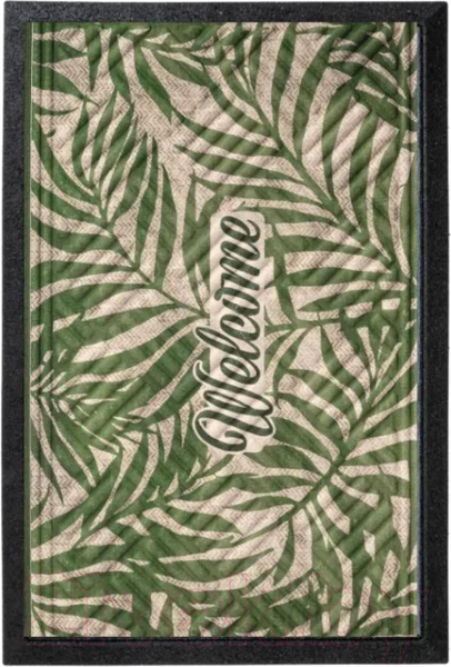 Изображение товара Коврик грязезащитный Multy Home Lima Soft-step 40x60 / SH5000304 (бежевый/пальмы)