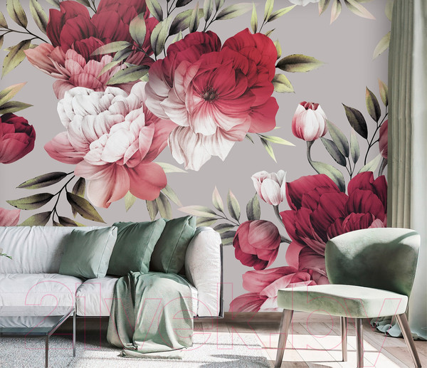 Изображение товара Фотообои листовые Vimala Настенные цветы 7 (270x300)