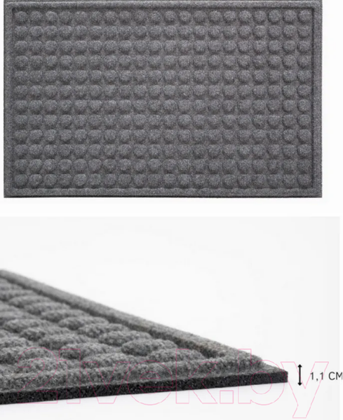 Изображение товара Коврик грязезащитный Multy Home Contours Rounds 43x63 / SH4000146 (серый)