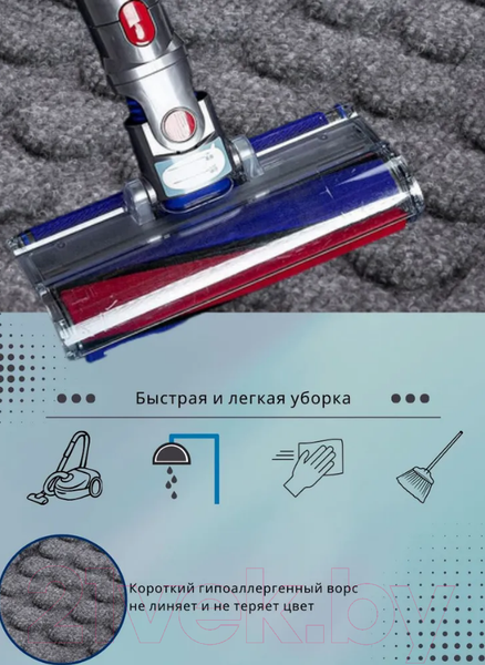 Изображение товара Коврик грязезащитный Multy Home Contours Rounds 43x63 / SH4000146 (серый)