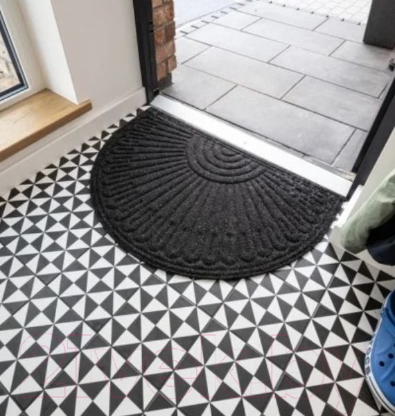 Изображение товара Коврик грязезащитный Multy Home Contours Halfmoon 60x90 / EU5000013 (антрацит)