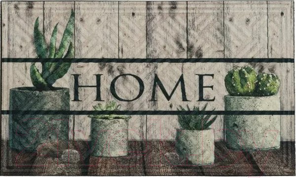 Изображение товара Коврик грязезащитный Multy Home Lima 45x75 / EU5000047 (Succulents)