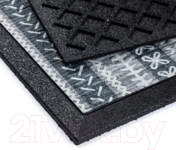 Изображение товара Коврик грязезащитный Multy Home Soft Step Lima Folk Stich 45x75 / EU5000357