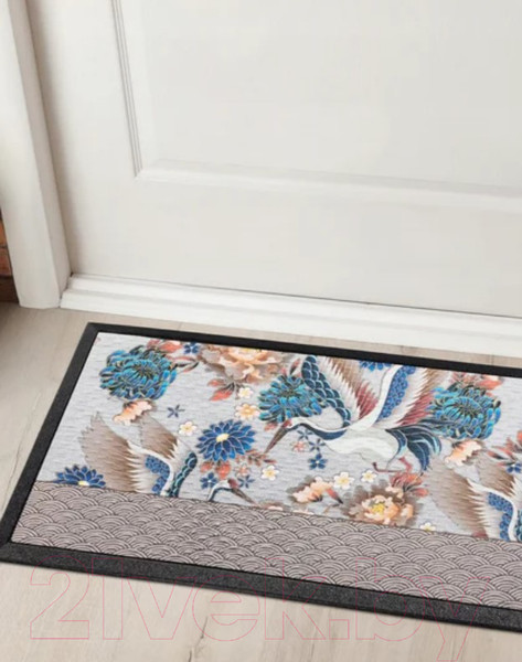 Изображение товара Коврик грязезащитный Multy Home Soft Step Lima Oriental Birds 45x75 / EU5000350