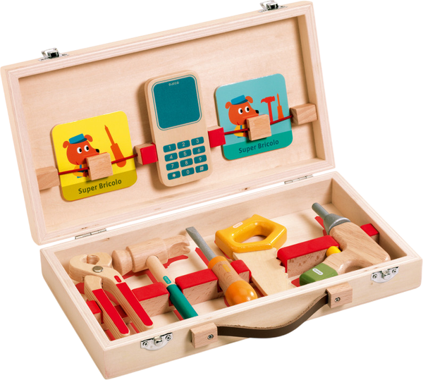 Изображение товара Набор инструментов игрушечный Djeco Столяр / DJ06500