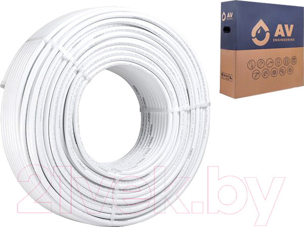 Изображение товара Труба водопроводная AV Engineering Multilayer Pe-Xb/AL/Pe-Xb 16x2 / AVE-PMU200O (200м)