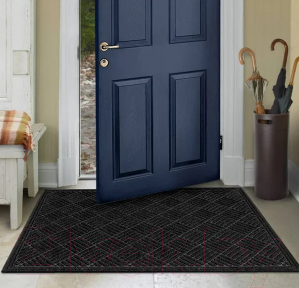 Изображение товара Коврик грязезащитный Multy Home Contours Parquet 45x75 / EU5000010 (антрацит)