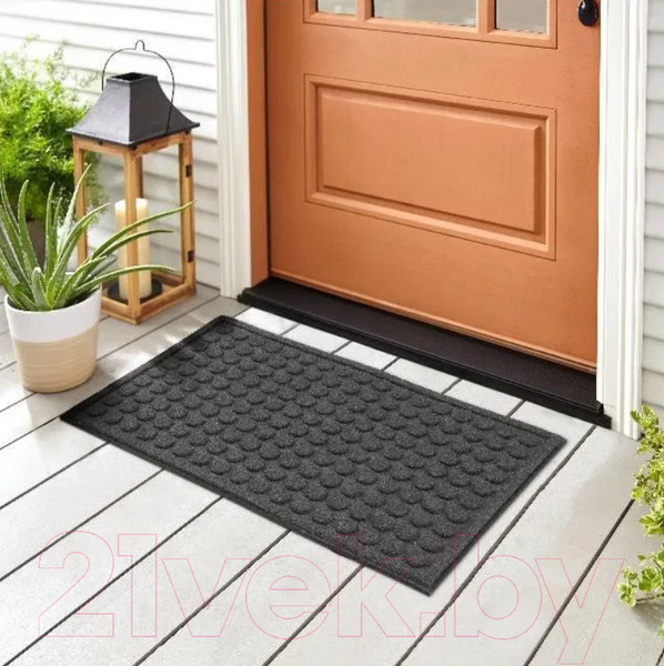Изображение товара Коврик грязезащитный Multy Home Contours Parquet 43x63 / SH5000008 (серый)