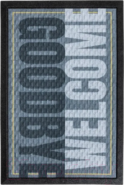 Изображение товара Коврик грязезащитный Multy Home Lima Soft-step 40x60 / SH5000305 (серый/надпись)