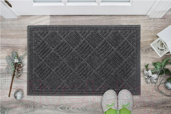 Изображение товара Коврик грязезащитный Multy Home Contours Parquet 45x75 / EU5000261 (темно-серый)