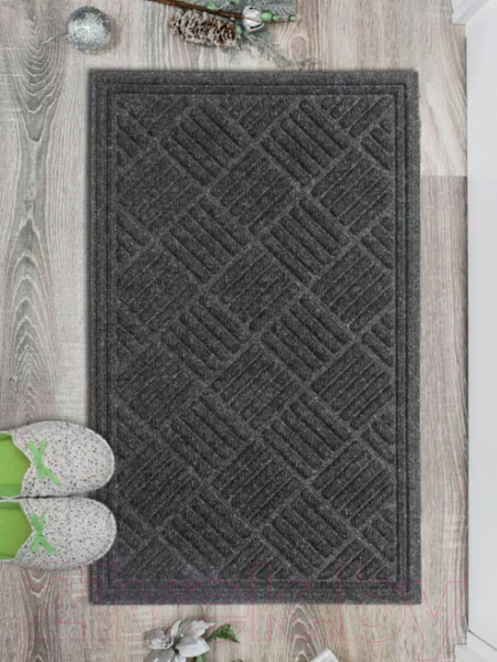 Изображение товара Коврик грязезащитный Multy Home Contours Parquet 45x75 / EU5000261 (темно-серый)
