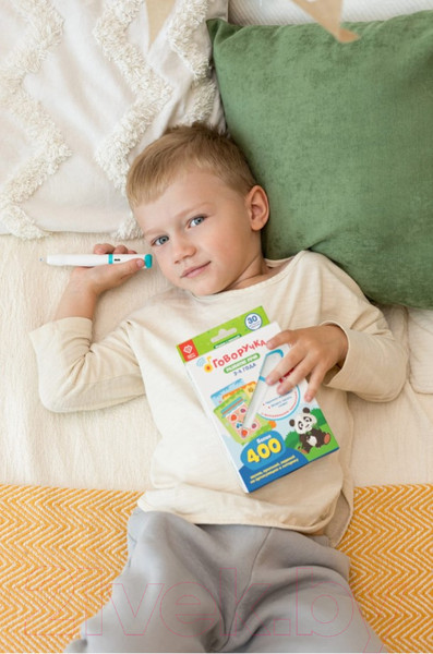 Изображение товара Развивающие карточки BertToys Говоручка. Пиши-читай слова FD302