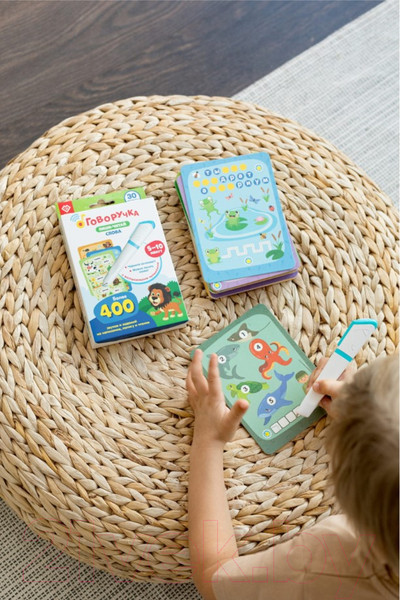 Изображение товара Развивающие карточки BertToys Говоручка. Пиши-читай слова FD302