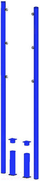 Изображение товара Стойки волейбольные Dinamika ZSO-004263