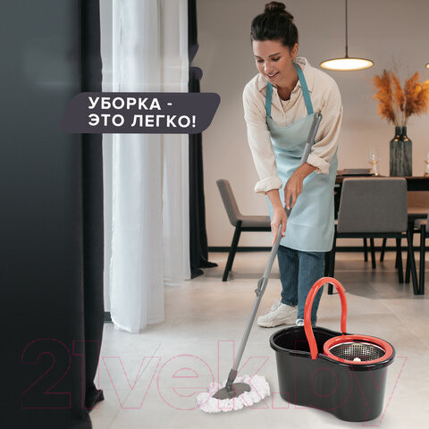 Изображение товара Швабра с отжимом Laima 606745