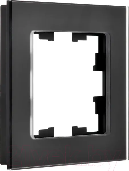 Изображение товара Рамка для выключателей и розеток IEK Brite BR-M12-G-31-K02 (черный матовый)