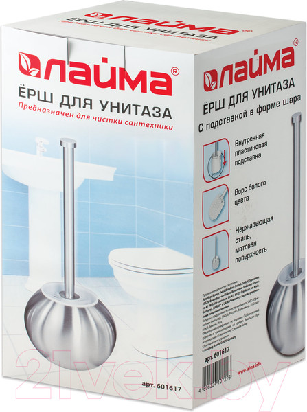 Изображение товара Ершик для унитаза Laima 601617