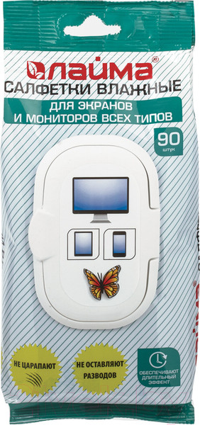 Изображение товара Салфетки для ухода за техникой Laima 605660 (90шт)