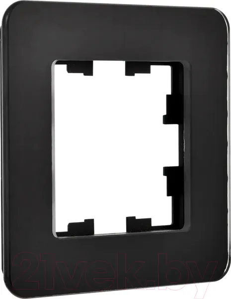 Изображение товара Рамка для выключателей и розеток IEK Brite BR-M12-G-41-K02 (черный)