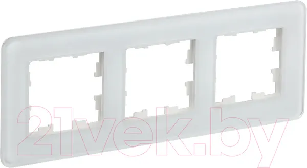 Изображение товара Рамка для выключателей и розеток IEK Brite BR-M32-G-41-K01 (белый)