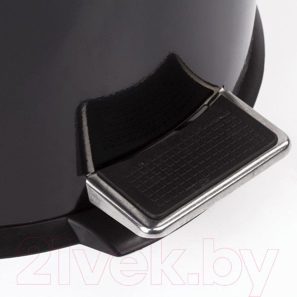 Изображение товара Мусорное ведро Laima Classic / 604945 (20л, черный глянцевый)